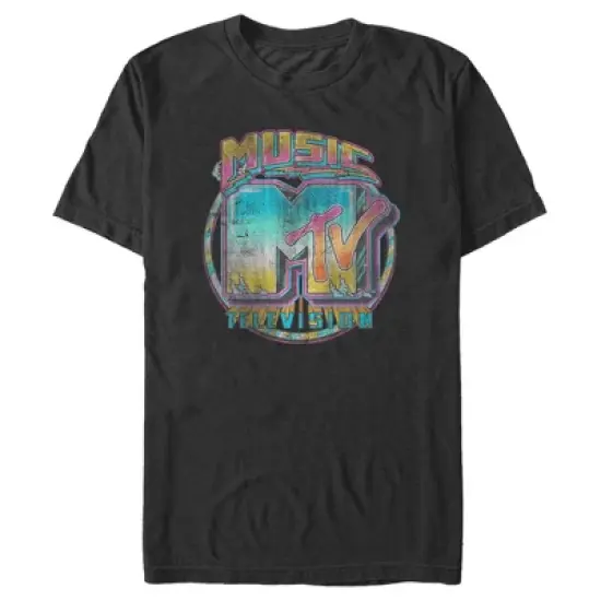 Men's MTV Faded Music Logo T-Shirt image {2}