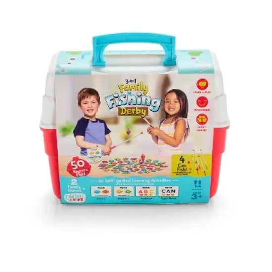 Chuckle & Roar 3-in-1 Family Fishing Derby Game image {3}