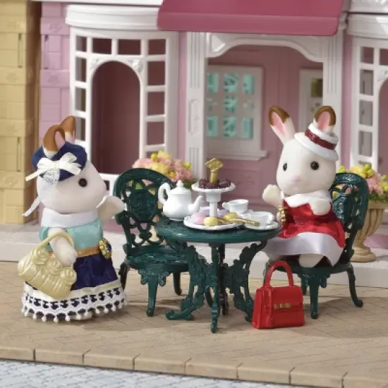 Calico Critters Town Series Tea and Treats Set, Fashion Dollhouse Furniture and Accessories image {1}