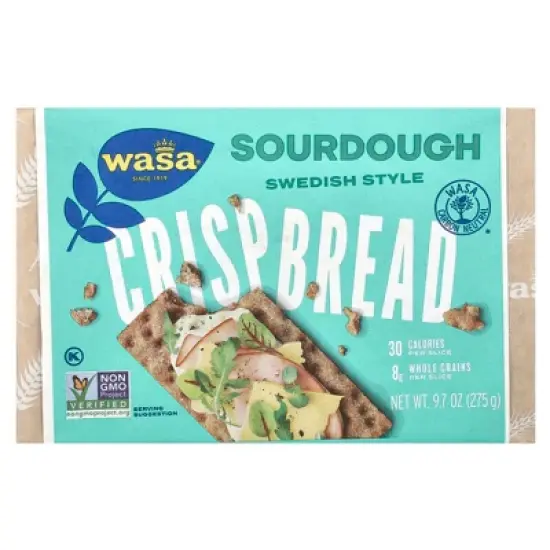 Wasa Flatbread, Crispbread, Sourdough, 9.7 oz image {6}