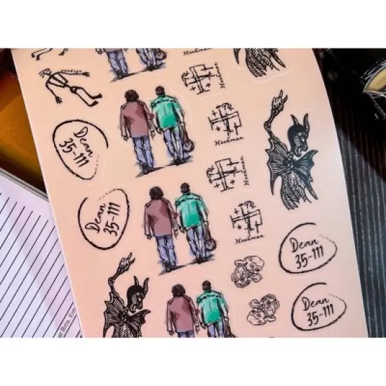 Supernatural Planner Sticker Book - Con*Quest Journals image {4}