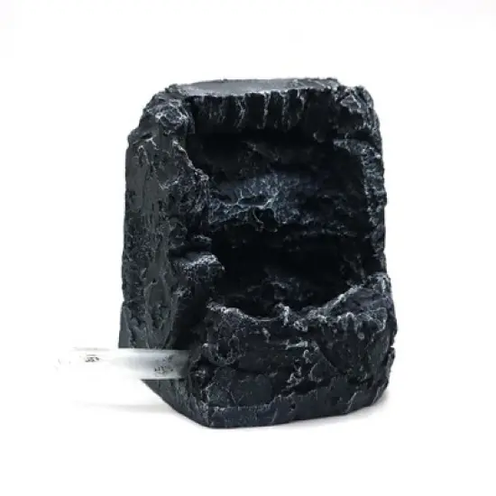 Fish Tank Decoration - Aquarium Mountain View Stone with Underwater Sand, Small Fish Tank Rockery Cave Waterfall, Resin Rock Decor image {5}