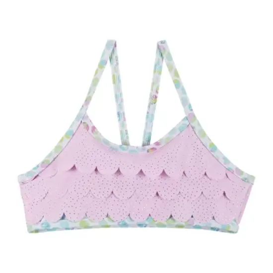 Andy & Evan Toddler  Girls Two-Piece Swimsuit Blue, Size 4T image {2}