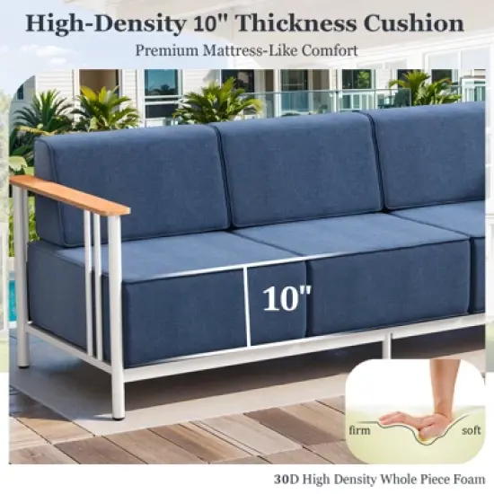Gymojoy Outdoor Sofa Funiture with Thick Cushion for Garden Yard image {6}