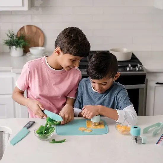 MindWare Playful Chef: Deluxe Charcuterie Kit Cooking Set - Includes 25 Kid-Safe Kitchen Utensils for Ages 5 & Up image {3}