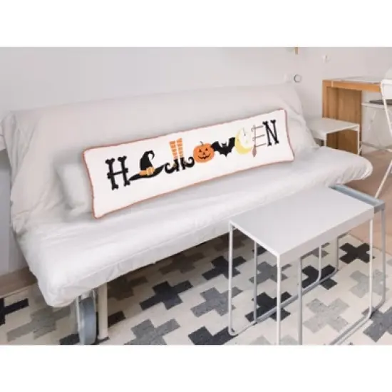 C&F Home 24" x 6" Halloween Embroidered Throw Pillow image {2}