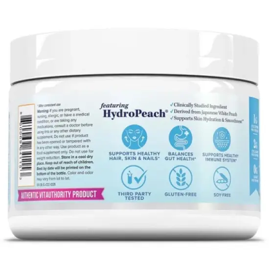 Colostrum + Collagen Powder, Colostrum Supplement with Collagen Peptides for Immunity, Hair, Skin & Nails, Orange Cream, Vitauthority, 20 servings image {1}