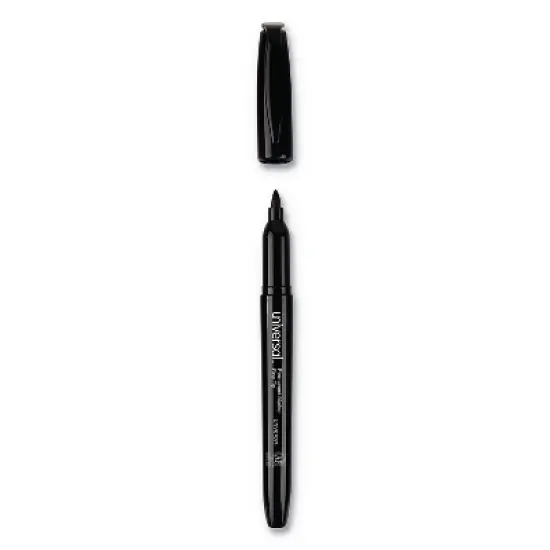 Universal Pen-Style Permanent Marker Bullet/Fine Black 60 per pack 07074 image {5}
