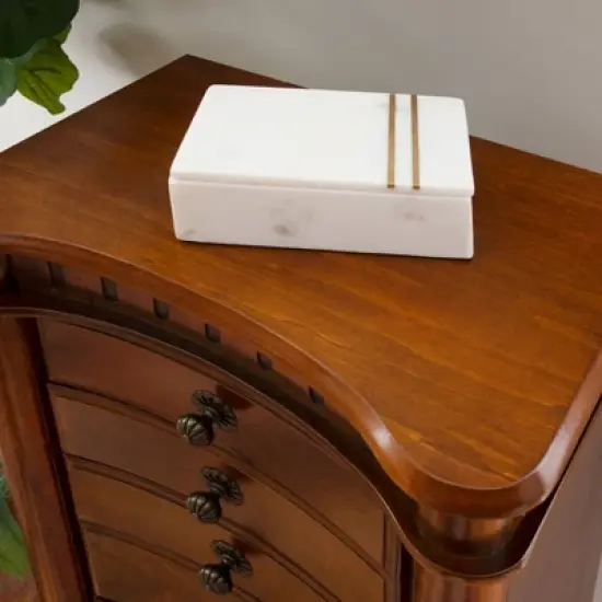 Kasey Jewelry Armoire Walnut - Powell Company image {11}