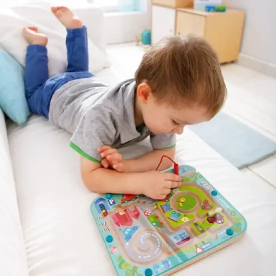 HABA Town Maze Magnetic Puzzle Game - Learning & Education Toys for Preschoolers image {3}