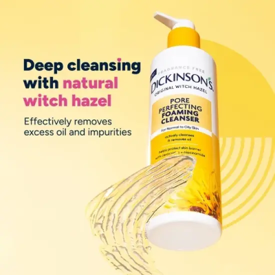 Dickinson's Original Witch Hazel Pore Perfecting Foaming Daily Cleanser - 12fl oz image {5}