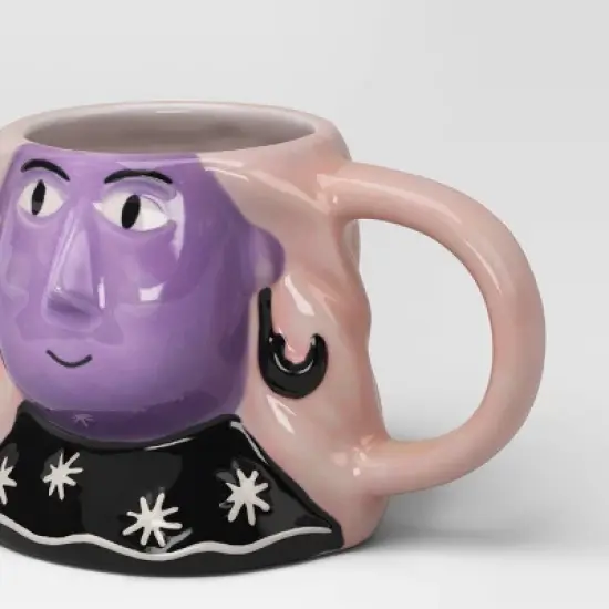 8 fl oz Figural Witch Mug with Lid - Hyde and EEK! Boutique&trade; image {3}