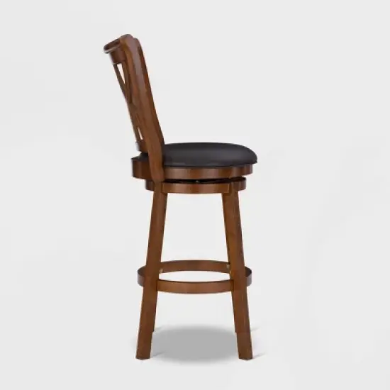 Madison Counter Height Barstool Rustic Oak - Powell Company image {3}