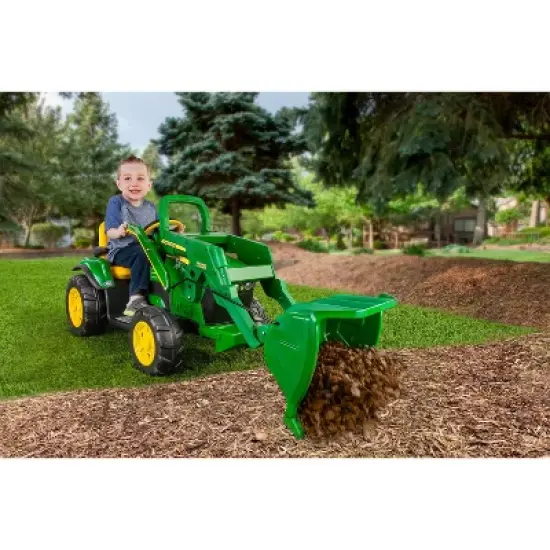Peg Perego 12V John Deere Ground Loader Powered Ride-On image {1}