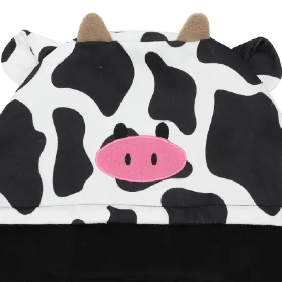 Novelty Beanie 3D Cow with Satin Chin Ties image {2}