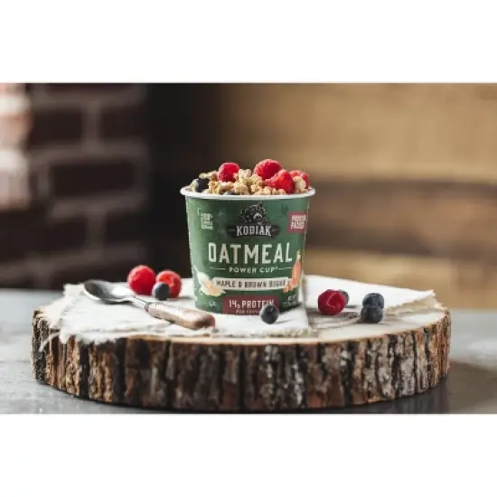 Kodiak Cakes Protein-Packed Single-Serve Oatmeal Cup Maple & Brown Sugar - 2.12oz image {5}