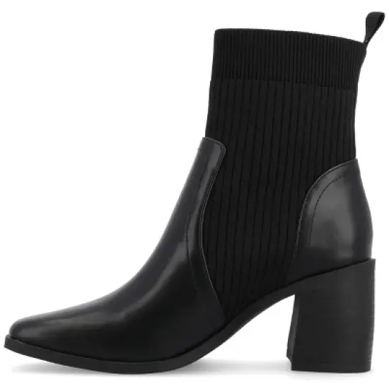 Journee Collection Medium and Wide Width Women's Tru Comfort Foam&trade; Harlowe Booties image {1}
