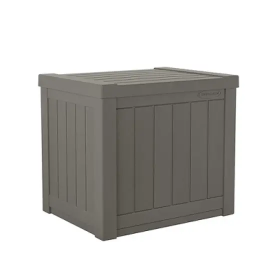 Suncast SS500ST 22 Gallon Small Resin Outdoor Patio Storage Deck Box (4 Pack) image {1}