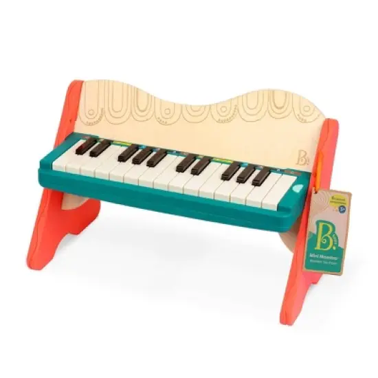 B. toys Wooden Toy Piano - Mini Maestro image {4}