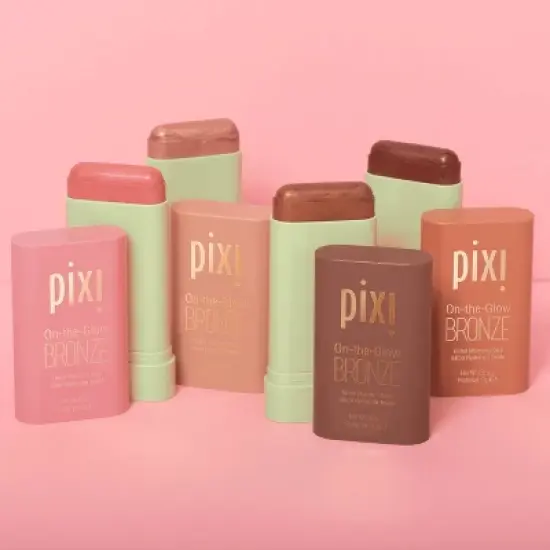 Pixi On The Glow Bronze Tinted Moisturizer Stick Bronzer - 0.6oz image {9}