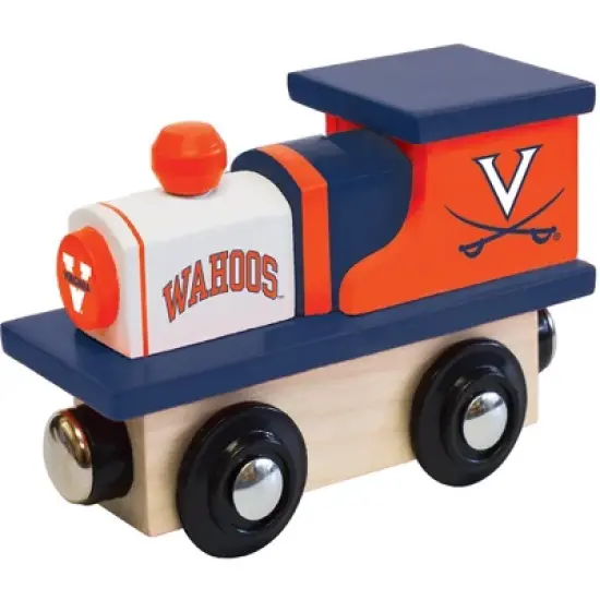 MasterPieces Officially Licensed NCAA Virginia Cavaliers Wooden Toy Train Engine For Kids image {1}