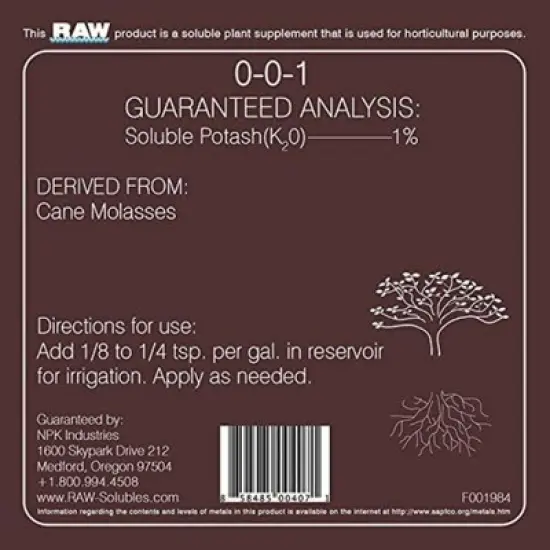 RAW Cane Molasses Enhance Water-Soluble Biostimulant for Boosting Beneficial Soil Life image {4}