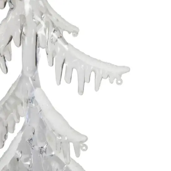 Northlight LED Lighted Acrylic Icicle Tree Christmas Decoration - 14" image {4}