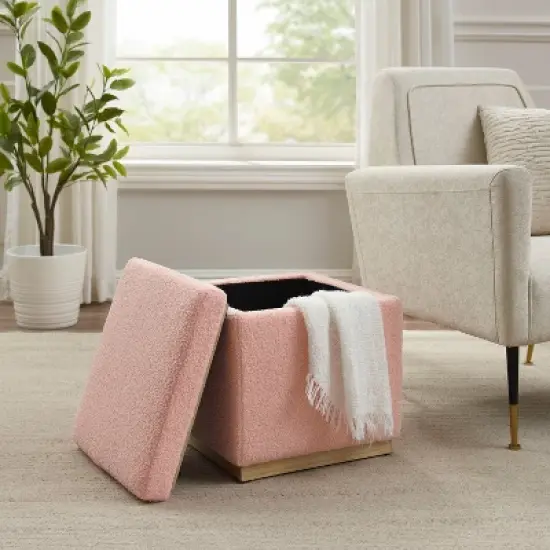Lucinda Square Ottoman - Linon image {7}