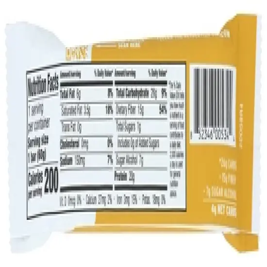 No Cow Sticky Cinnamon Roll Dipped Protein Bar - Case of 12/2.12 oz image {2}