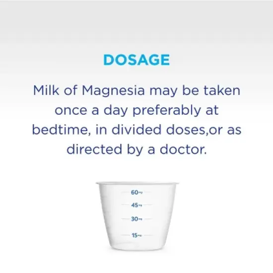 Genuine Philips Milk of Magnesia Saline Laxative Original 4 oz, 1 Count image {4}