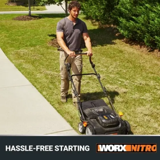 Worx Nitro WG855 40V Power Share Brushless 14&rdquo; Cordless Dethatcher (Batteries & Charger Included) image {9}