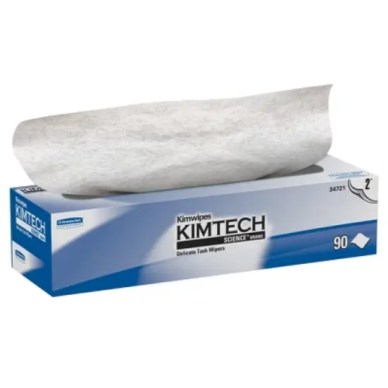 Kimtech Science Kimwipes Disposable Task Wipers 14-7/10 x 16-3/5" 34721, 90 Ct image {3}