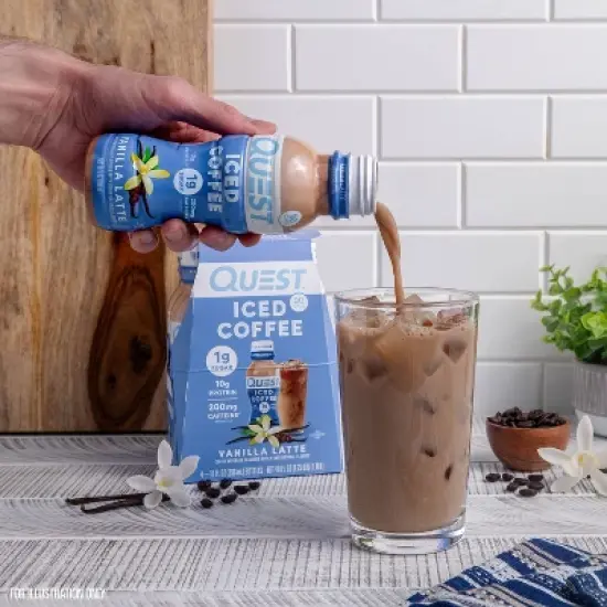 Quest Nutrition Iced Coffee Protein Shake - Vanilla Latte image {1}