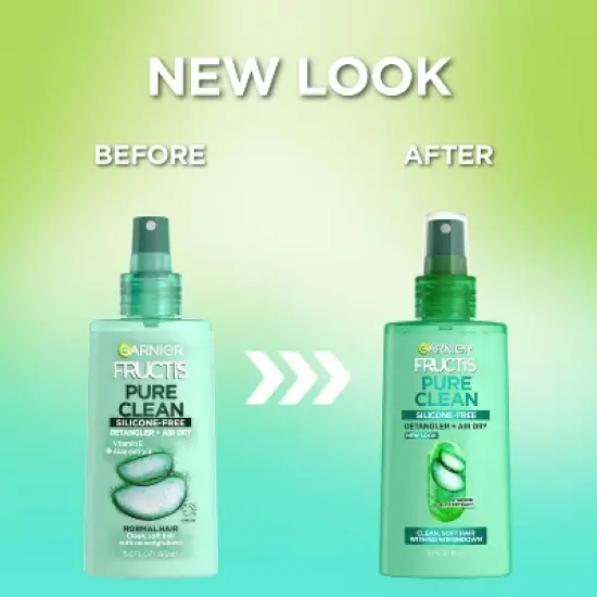 Garnier Fructis Pure Clean Detangler + Air Dry - 5.0 fl oz image {5}