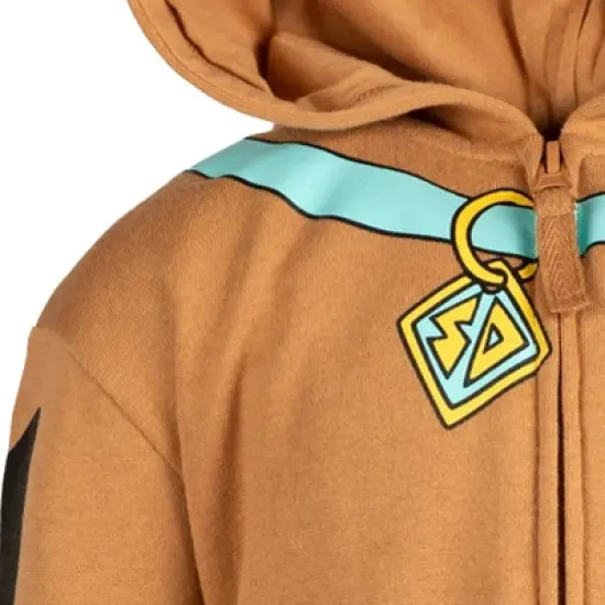 Scooby-Doo Scooby Doo Fleece Zip-Up Hoodie Brown  image {4}