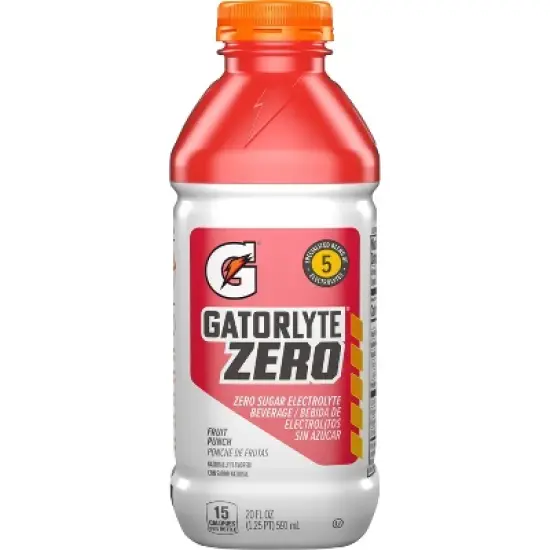 Gatorade Gatorlyte Zero Fruit Punch Sports Drink - 20 fl oz Bottle image {8}