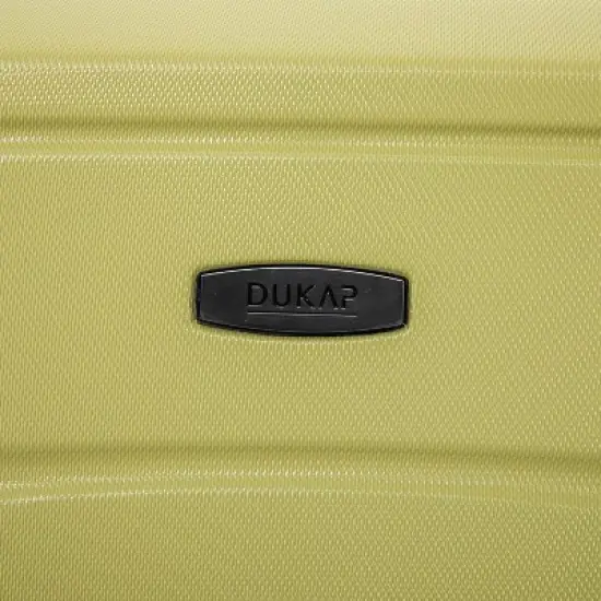 DUKAP Sense Lightweight Hardside Large Checked Spinner Suitcase - Green image {14}