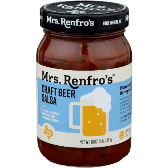 Mrs. Renfro's Craft Beer Salsa - Case of 6 - 16 oz image {1}