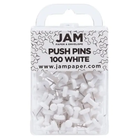 JAM Paper 100pk Colorful Push Pins image {16}