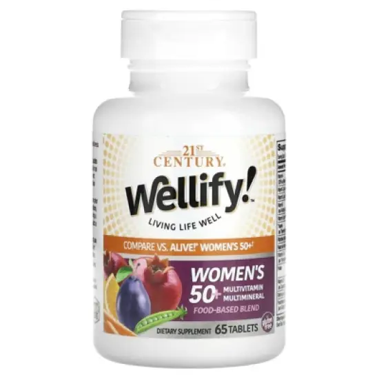 21st Century Wellify! Women's 50+ Multivitamin Multimineral, 65 Tablets image {4}