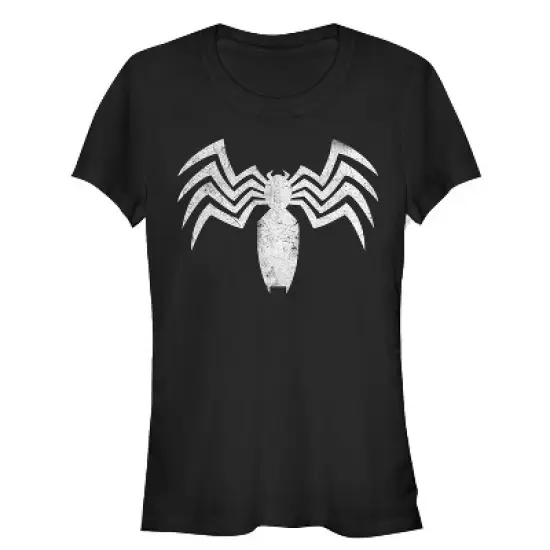 Junior's Marvel Venom Distressed Claw Logo T-Shirt image {2}