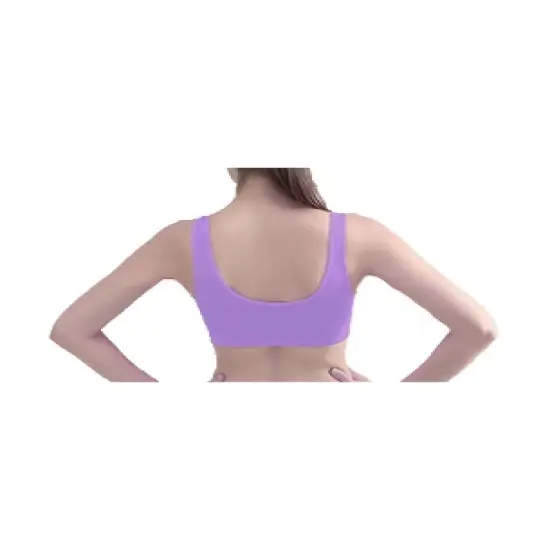 Allegra K Women Seamless Middle Impact Pocket Sport Bra image {1}