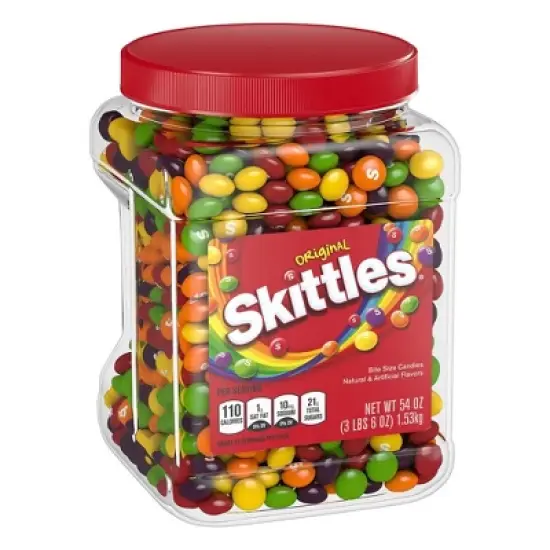 Skittles Original Bite-Size Candies Tub - 54oz image {2}
