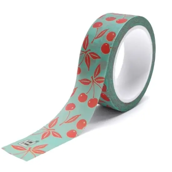 Mary Engelbreit Crafting Cherry Blue Washi Tape 15mm image {1}