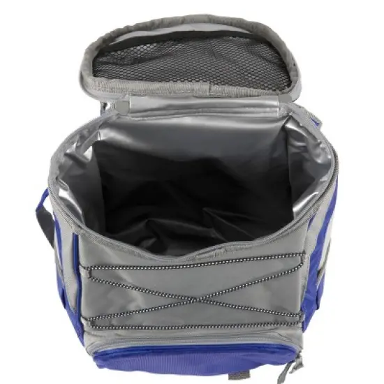 Picnic Time Superman PTX 11qt Cooler Backpack - Navy Blue/Gray image {5}
