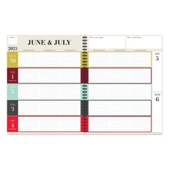 TF Publishing July 2025 - June 2026 Heirloom Apples Teacher and Home School Lesson Planning Book image {2}