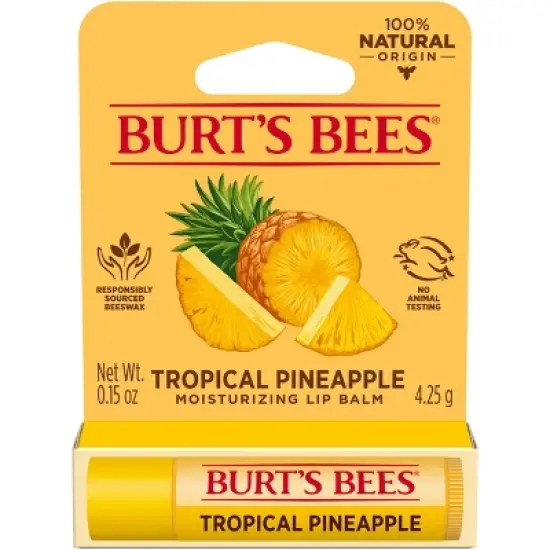 Burt's Bees Lip Balm - Pineapple - 0.15oz image {11}