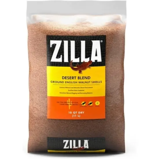 Zilla Desert Blend Substrate, 100% English Walnut Shells, 10qt image {6}