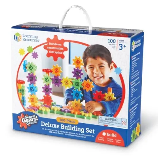 Learning Resources Gears! Gears! Gears! Deluxe Building Set - 100pc image {1}