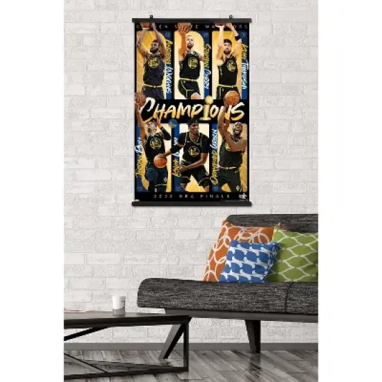 Trends International NBA Golden State Warriors - 2022 Commemorative NBA Finals Champions Unframed Wall Poster Prints image {1}